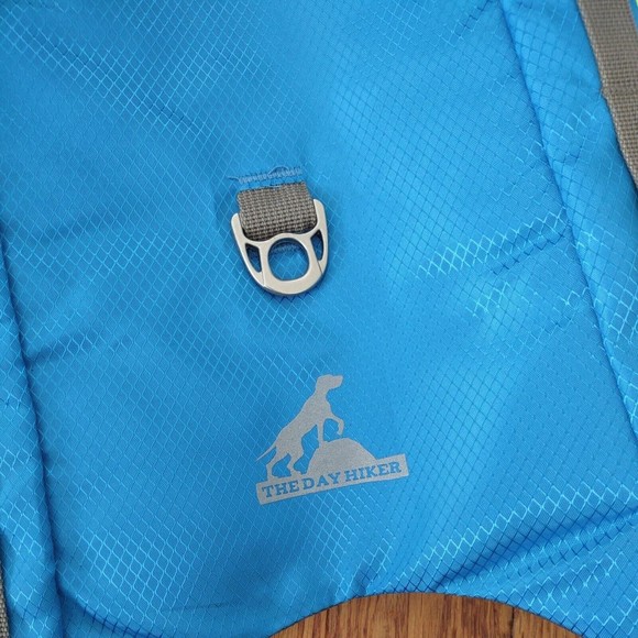 The Day Hiker Dog Backpack Teal Medium-Large Dog Pockets Hiking Rugged - Picture 2 of 8